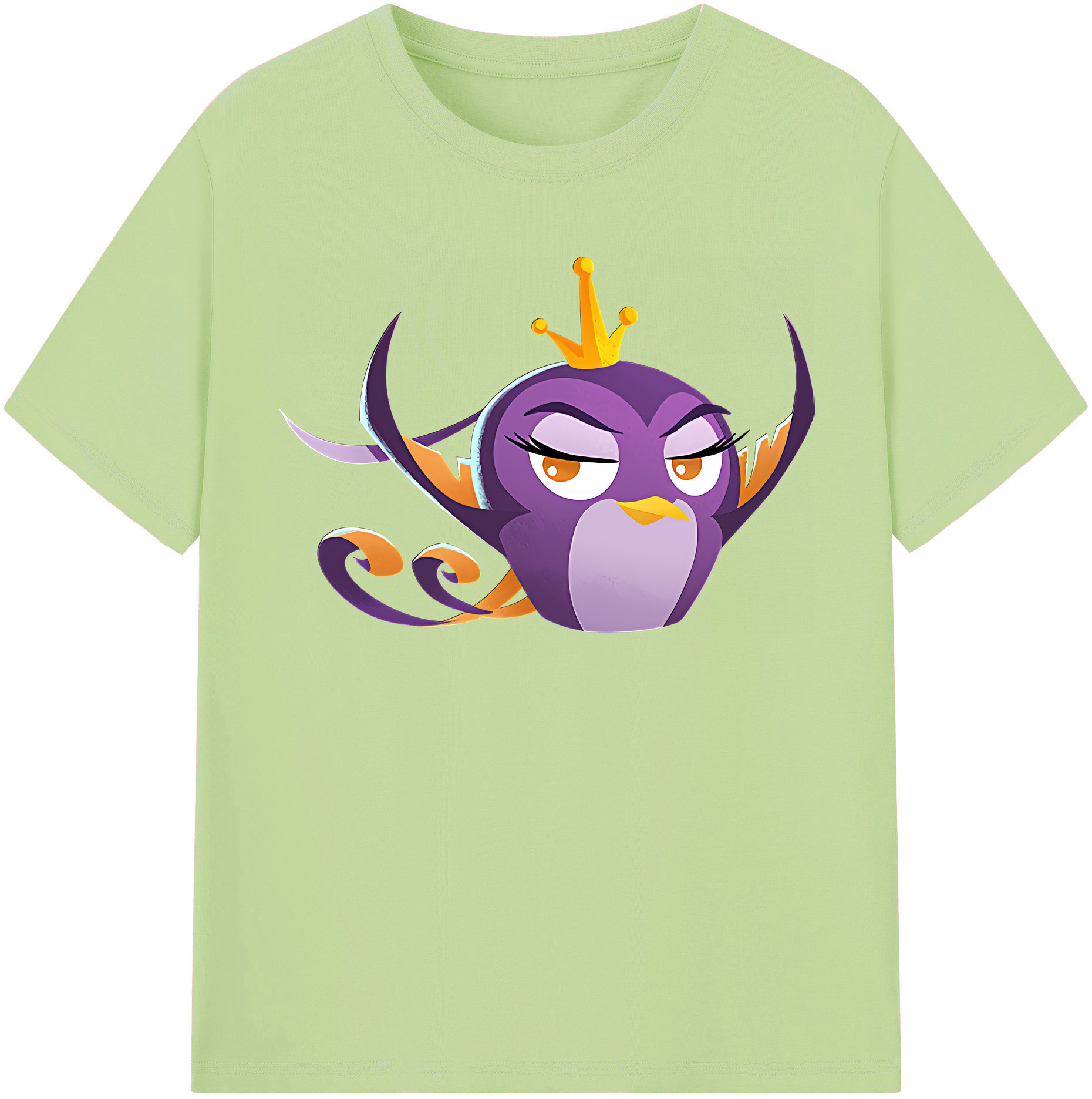 （画像用） Angry Birds アングリーバード 綿100％半袖Tシャツ（フロントプリント）